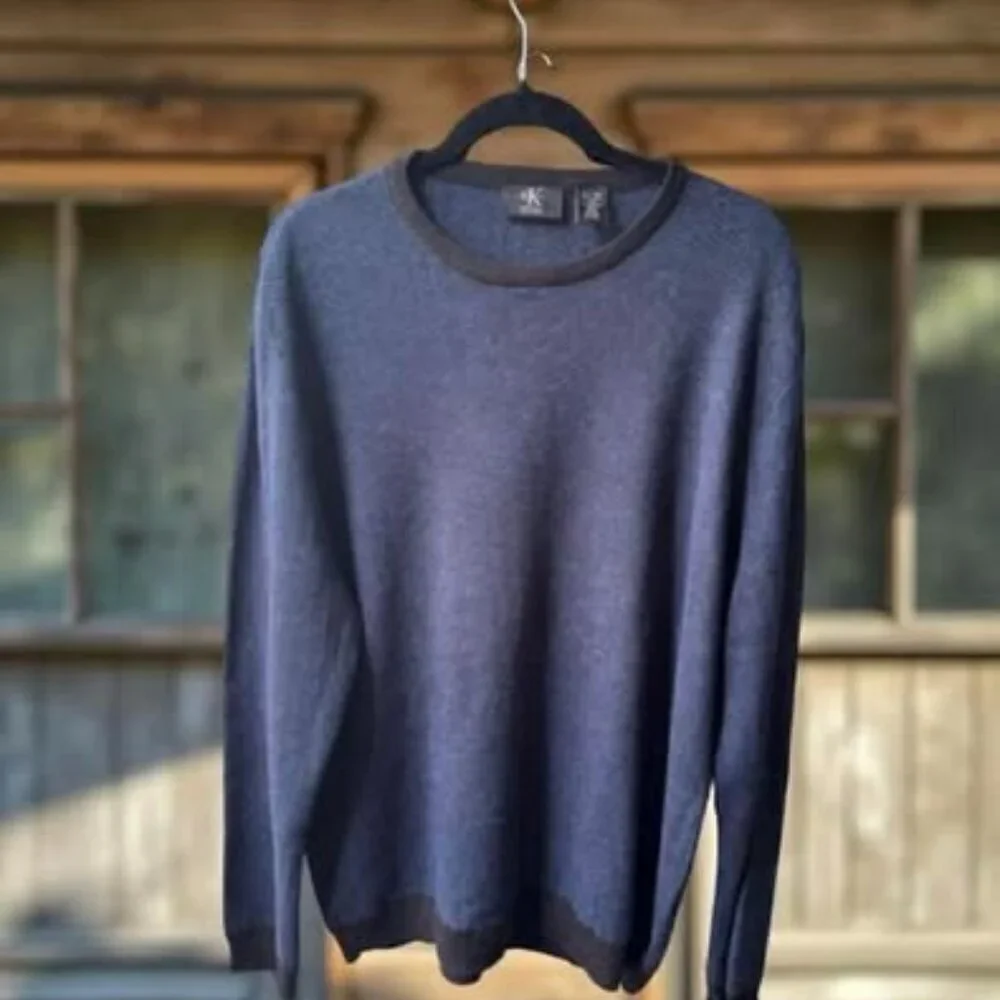 CK BLACK/BLUE SWEATER